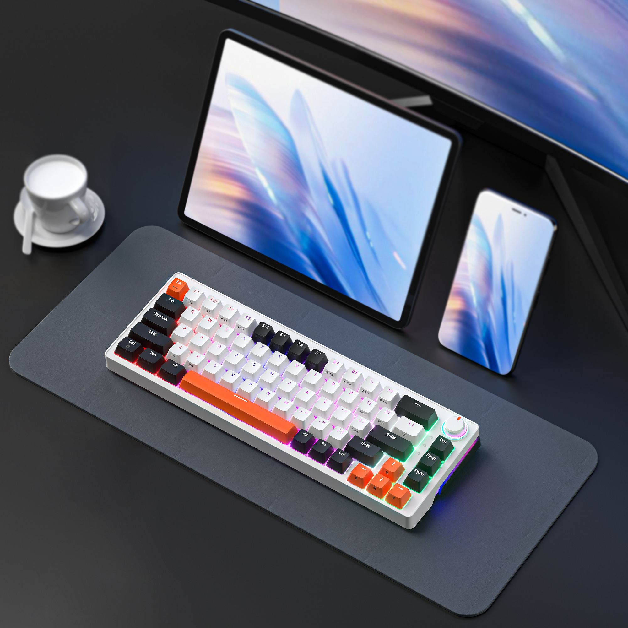 ZA68-white night duck-wired-RGB