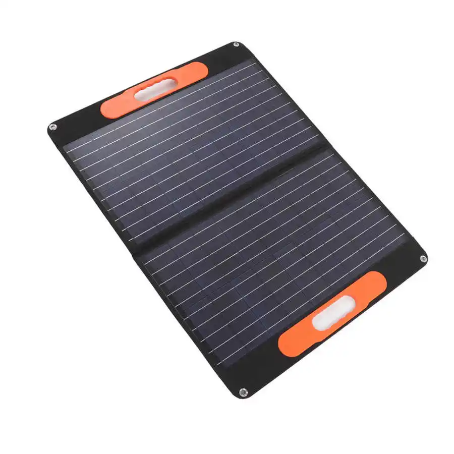 고급 기술 60W 100W 120W 200W 블랙 핸디 브라이트 접는 태양 전지 패널 다양한 출력 휴대용 접이식 태양 전지 패널