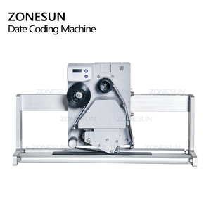 ZONESUN Halbautomati scher intelligenter Datums codierer Chargen produktions nummer Druck datum Codier maschine für Etikett ier maschine - Product Image 4