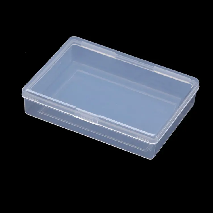 Caja de almacenamiento transparente pequeña de material PP