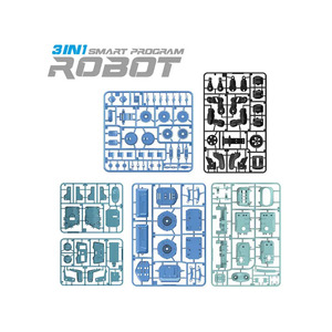 Robot inteligente RC 3 en 1, Kit DIY, juguetes educativos de plástico para niños en edad escolar, desarrollo de habilidades de pensamiento y sentimiento, tallo robótico - Product Image 3
