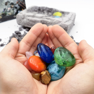 Özelleştirilmiş sınır ötesi arkeoloji kazmak kitleri ebeveyn-çocuk bilim eğitim oyuncak bilişsel yaratıcı simülasyon Gem madencilik kör - Product Image 4
