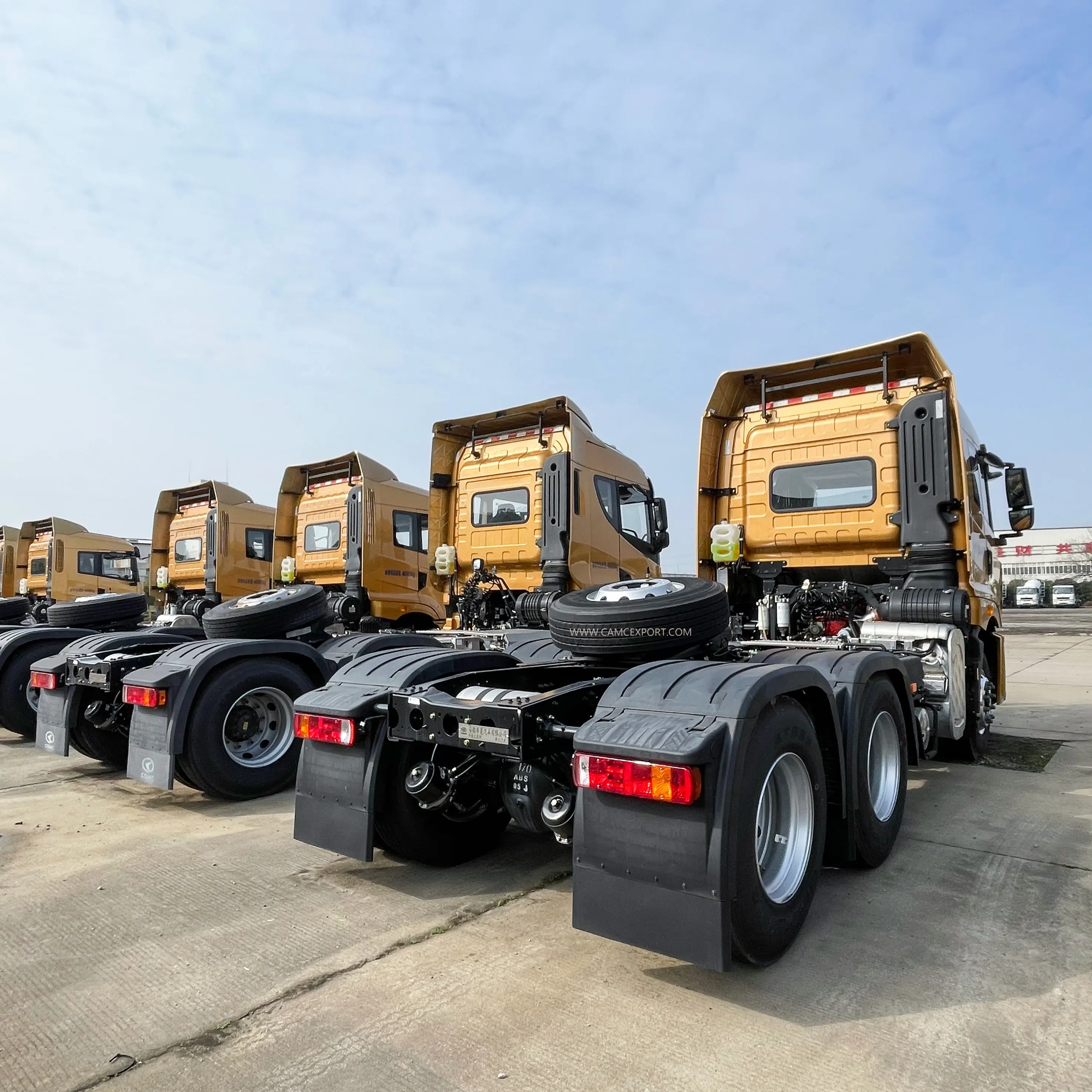 China CAMC exporta caminhões tratores pesados H 7 usados 6*4 especificações transporte portuário