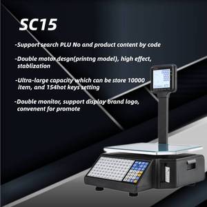 Commercial Digital Price <strong>Computing</strong> Scale with Thermal Label Printer, Electronic Weight Scale,Digital Scale Food Retail <strong>Store</strong> - Product Image 6