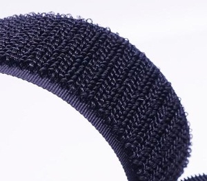 Poliéster de Nylon gancho y bucle de cinta mágica Cable con no-adhesivo tela trasera cierre - Product Image 5