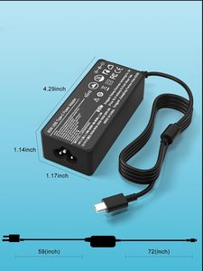 Tinkon 65W USB-C sạc nhanh mới OTP tương thích noco Boost x không khí ax65 ultrasafe di động nhảy khởi động ABS Power Adapter - Product Image 5