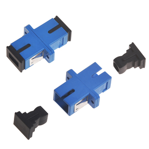Stokta UPC çift çekirdekli çift Quad LC PC APC SM MM OM1 OM2 OM3 dubleks Fiber optik adaptör dubleks LC UPC FTTH ağ için - Product Image 6