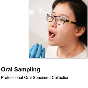 VTM tıbbi sarf malzemeleri Oral Pharyngeal naylon floke edilmiş Swab DNA numune koleksiyonu için PC/ABS/PS EOS dezenfekte tipi - Product Image 3