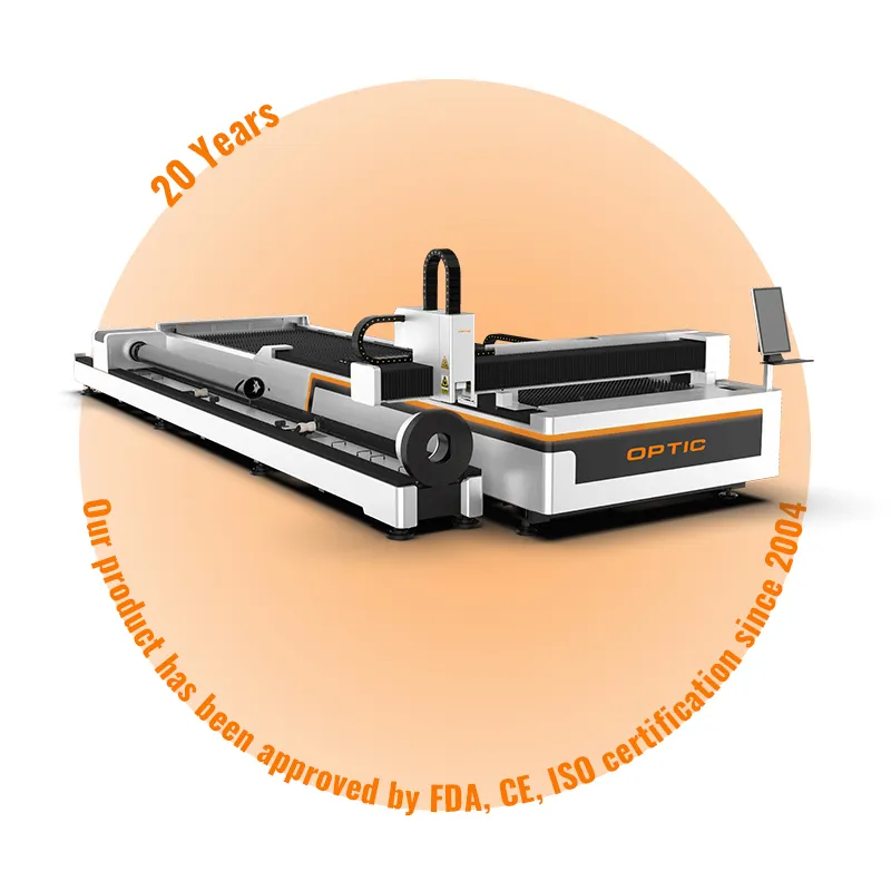 Máquina de corte por láser de fibra 6000W 3015 de alta velocidad, chapa CNC de cama gruesa con plataforma de apertura rápida, sistema de energía sólida