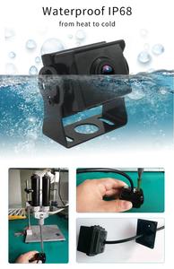 2 dual AHD fotocamera anteriore e vista posteriore sistema di telecamere per il camion 24V - Product Image 2