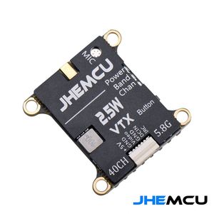 JHEMCU 2.5W VTX 5.8G 40CH可调FPV发射器，用于遥控飞机远程内置麦克风散热器2-6S塑料 - Product Image 4