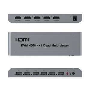 2.0V 4X1 <strong>HDMI</strong> KVM Switcher 4Kx2K@60Hz <strong>HDMI</strong> Quad Multi Viewer 4x1 with Seamless <strong>Switch</strong> - Product Image 5