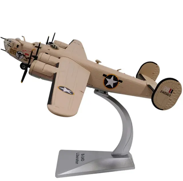 1:72 world war II US B-24 heavy bomber Liberator modello di aereo die cast model plane