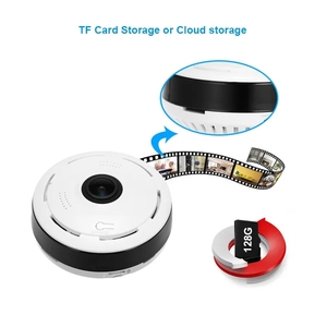 V380 360度全景Wifi 5MP V380 IP安全室内摄像机，带鱼眼镜头A8S摄像机 - Product Image 6
