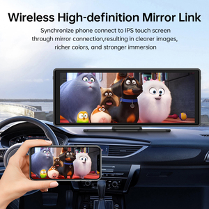 A11กล้องติดรถยนต์หน้าจอสัมผัสแบบพกพาเล่นได้สามเลนส์กันน้ำกล้องสำรอง GPS บลูทูธ - Product Image 5