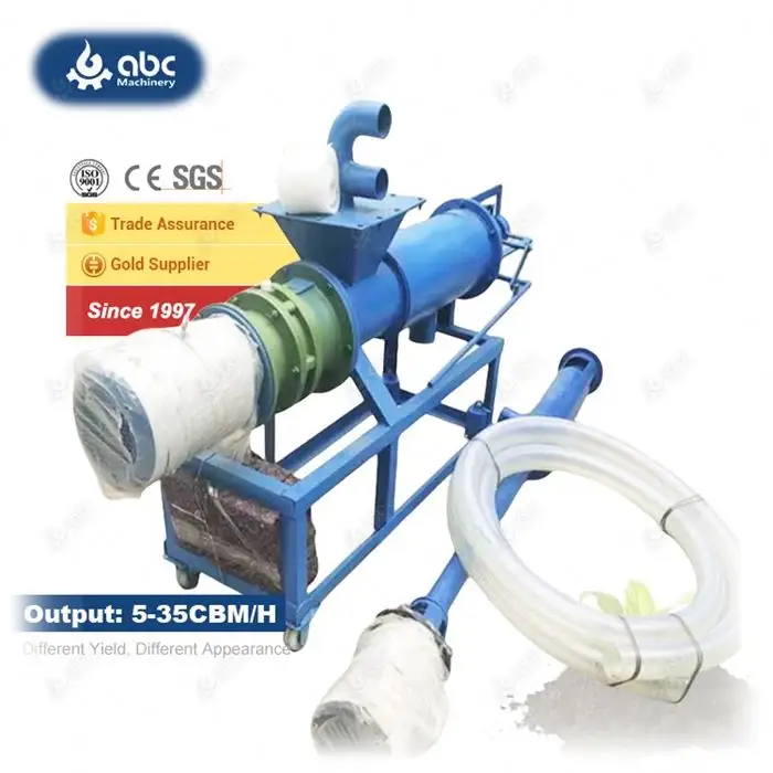 Compact Small Screw Press Cow Dung Manure Sludge Automatic Chicken Manure Dairy Manure Dewatering Machine to Dry Chicken,Pig