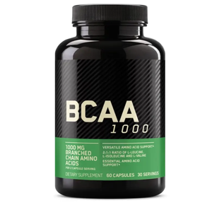 Capsules <span class=keywords><strong>BCAA</strong></span> en marque blanche OEM, 60 capsules/flacon, compatibles cétogène, acides aminés essentiels à chaîne ramifiée pour adultes - Product Image 1