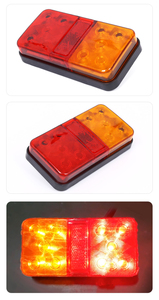 10 LEDテールライトターンシグナルインジケーターストップランプリアブレーキライトカートラックトレーラーキャラバンテールライト12V24V 12-80V - Product Image 3
