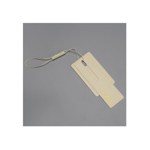 Custom 3d Embossed Brand Name Logo Garment Hangtag <strong>String</strong> <strong>Loop</strong> Plastic Seal <strong>Tag</strong> Sustainable <strong>Hang</strong> <strong>Tag</strong> <strong>String</strong> Lock - Product Image 5