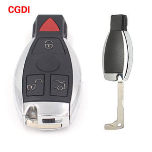 CG resmi fabrika akıllı uzaktan kumandalı anahtar Transponder çip anahtar Fit için B-en-z MB FBS3 315/433MHz kırmızı panik - Product Image 1