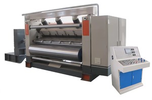 Máquina de una sola cara para cajas de cartón corrugado de 5 capas, material de madera y plástico para embalaje - Product Image 2