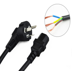 AU avustralya SAA AS3112 erkek tak 3 Pin IEC 60320 C7 C13 kadın AC güç kablo kordonu adaptörü - Product Image 1