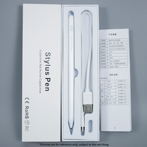 ปากกาสไตลัสแบบอเนกประสงค์สำหรับแท็บเล็ตหน้าจอ capacitive ดีไซน์แม่เหล็กอะลูมิเนียมพื้นผิว - Product Image 6