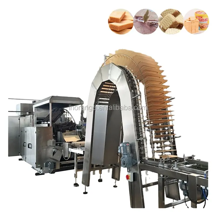Línea de producción de palos de oblea a precio de fábrica, máquina de galletas con rollo de huevo, línea de producción de máquinas de galletas