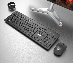 OEM de fábrica ergonómico 108 teclas teclado inalámbrico de oficina y ratón combinado nuevo estilo de membrana para aplicaciones de escritorio - Product Image 5