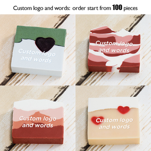 女士新配方形状和标签可定制派对装饰礼品<span class=keywords><strong>diy</strong></span>套件有机肥皂
