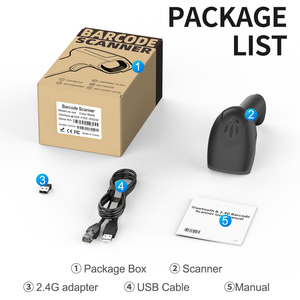 Xincode cầm tay máy quét mã vạch hàng tồn kho <span class=keywords><strong>1D</strong></span> Laser 2D CMOS cảm biến hình ảnh barcod Reader máy quét không dây quét mã vạch - Product Image 6