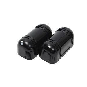 <strong>Wireless</strong> 433mhz Dual Beams Deceter Outdoor 100m IR Beams <strong>Sensor</strong> Wired Type With NO ,NC Perimeter Security for Alarm System - Product Image 1