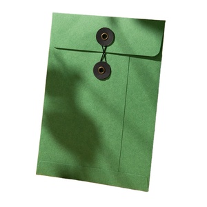 Custom <strong>Envelope</strong> With <strong>Button</strong> logo Packing Document Thank You Gift Cards Kraft Paper <strong>Envelope</strong> With <strong>String</strong> - Product Image 1