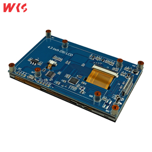 Hoch auflösende DSI-Schnitts telle 4,3 Zoll 800x480 IPS kapazitives Touchscreen-Anzeige modul für Raspberry Pi