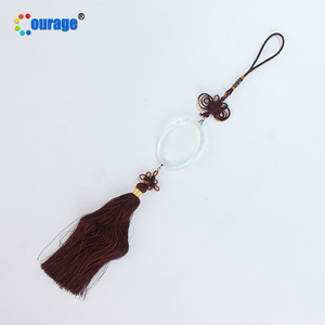 BSK-10-17 Pha Lê Thăng Hoa Xe Mặt Dây Chuyền Keychain Khoảng Trống - Product Image 4