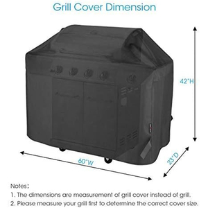 Grill <strong>Cover</strong> 60 Inch, Heavy Duty Waterproof Gas Grill <strong>Cover</strong>, Fade and UV Resistant BBQ <strong>Cover</strong> - Product Image 2