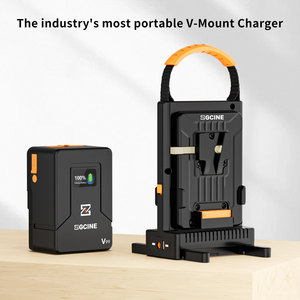 2024 ZGCINE VM-C2 Industry First Dual <strong>V</strong>-Mount <strong>Charger</strong> to Support USB-C PD100W Charging Support Automatic Hot Switching - Product Image 2