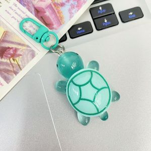 夜光海龟钥匙扣彩色亚克力魅力带耐用登山扣夹发光设计装饰魅力 - Product Image 6