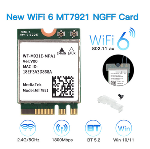 Dual Band Intel AX210ไร้สาย AX210NGW 2.4Gbps 802.11AX Wi-Fi ไร้สาย6 AX200สำหรับ Intel 8265NGW/9260AC M.2 NGFF Wlan WiFi Card - Product Image 5