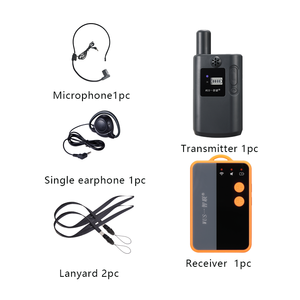 2.4G Global Anwendbare Interpretation konferenz 95 Arbeits stunden 50 Empfänger 1 Sender Hajj & umroh Tour Guide Audiosystem - Product Image 4