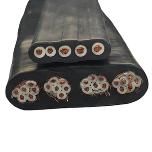 300/500V dây điện 24*<span class=keywords><strong>0.75mm</strong></span>/12*<span class=keywords><strong>0.75mm</strong></span> <span class=keywords><strong>tvvb</strong></span> tvbg cáp đồng PVC 4/5/<span class=keywords><strong>6</strong></span>/8/12/24/36 lõi phẳng thang máy cần cẩu Cáp 16A - Product Image 3