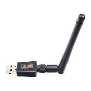 Realtek 600Mbps双频USB wi-fi加密狗适配器天线内部兼容Windows 7/8/10/11/Linux/MAc笔记本电脑库存项目 - Product Image 1