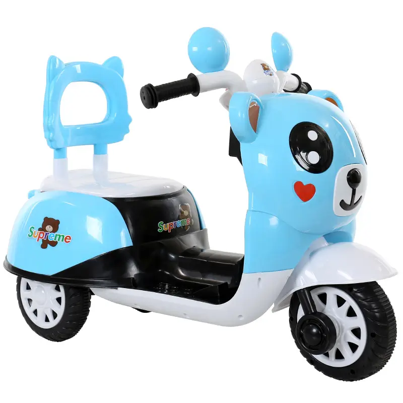 Yeni çocuk motosikleti elektrik ile müzikli ışık 3 eğitim tekerlekleri akülü binmek-on oyuncak arabalar scooter araba yaşlı 1-5 yaşında