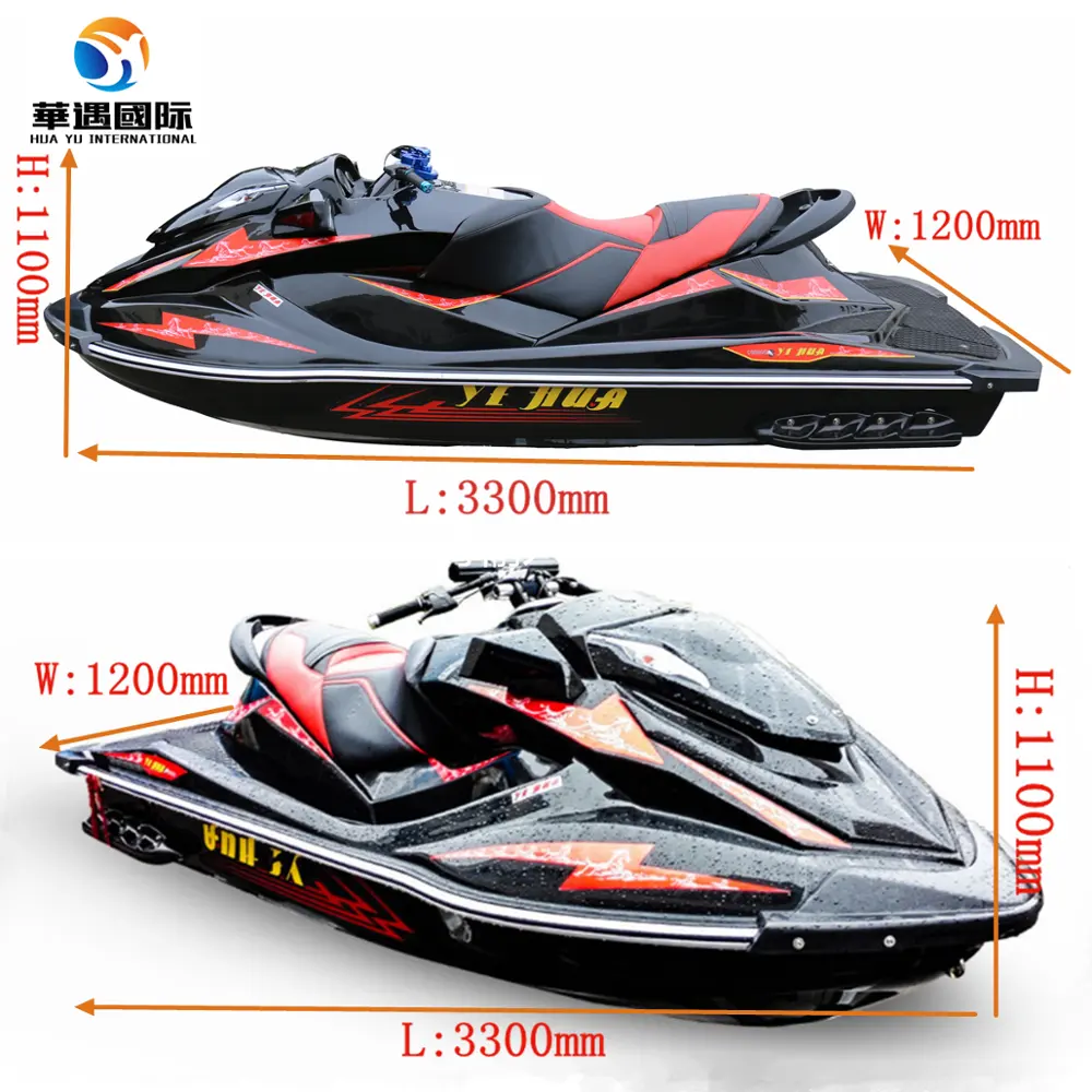 Orijinal jet ski hyw1600CC su sporları eğlence Jetski 4-stroke yarış motorlu tekne