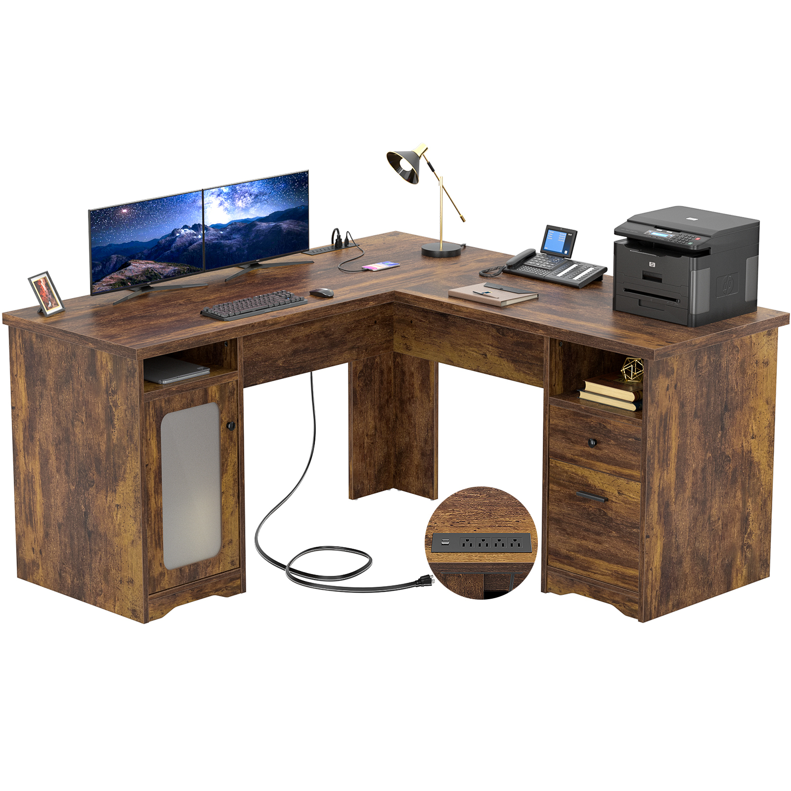 Rustic brown
