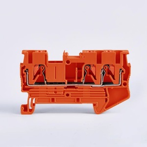 PT2.5-TW Twin Conductor Push in <strong>Terminal</strong> Wire Connector 2.5mm TWIN Combined Din Rail <strong>Spring</strong> Push-in Din Rail <strong>Terminal</strong> <strong>Block</strong> - Product Image 4