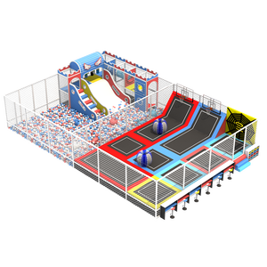 Sản phẩm mới nóng bán trẻ em mềm chơi thiết lập trẻ em của Trampoline nhảy vui chơi giải trí công viên cơ sở sân chơi trong nhà với bóng hồ bơi - Product Image 1