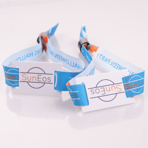 Usa una volta QR Code 13.56MHz NFC RFID Tracking braccialetti orologio da polso in tessuto RFID - Product Image 6