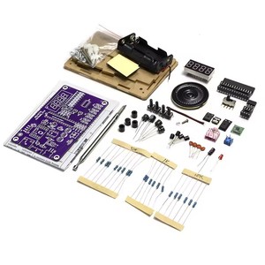 DIY FM радиоэлектронный комплект с регулируемой частотой 87-108 МГц цифровой дисплей DIY пайка паяльный проект практический припой - Product Image 2