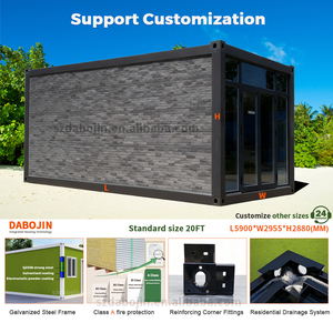 Thép sang trọng Sandwich Panel container nhà với phòng tắm và nhà bếp cao cấp di động sống cho khách sạn & sử dụng ngoài trời - Product Image 2